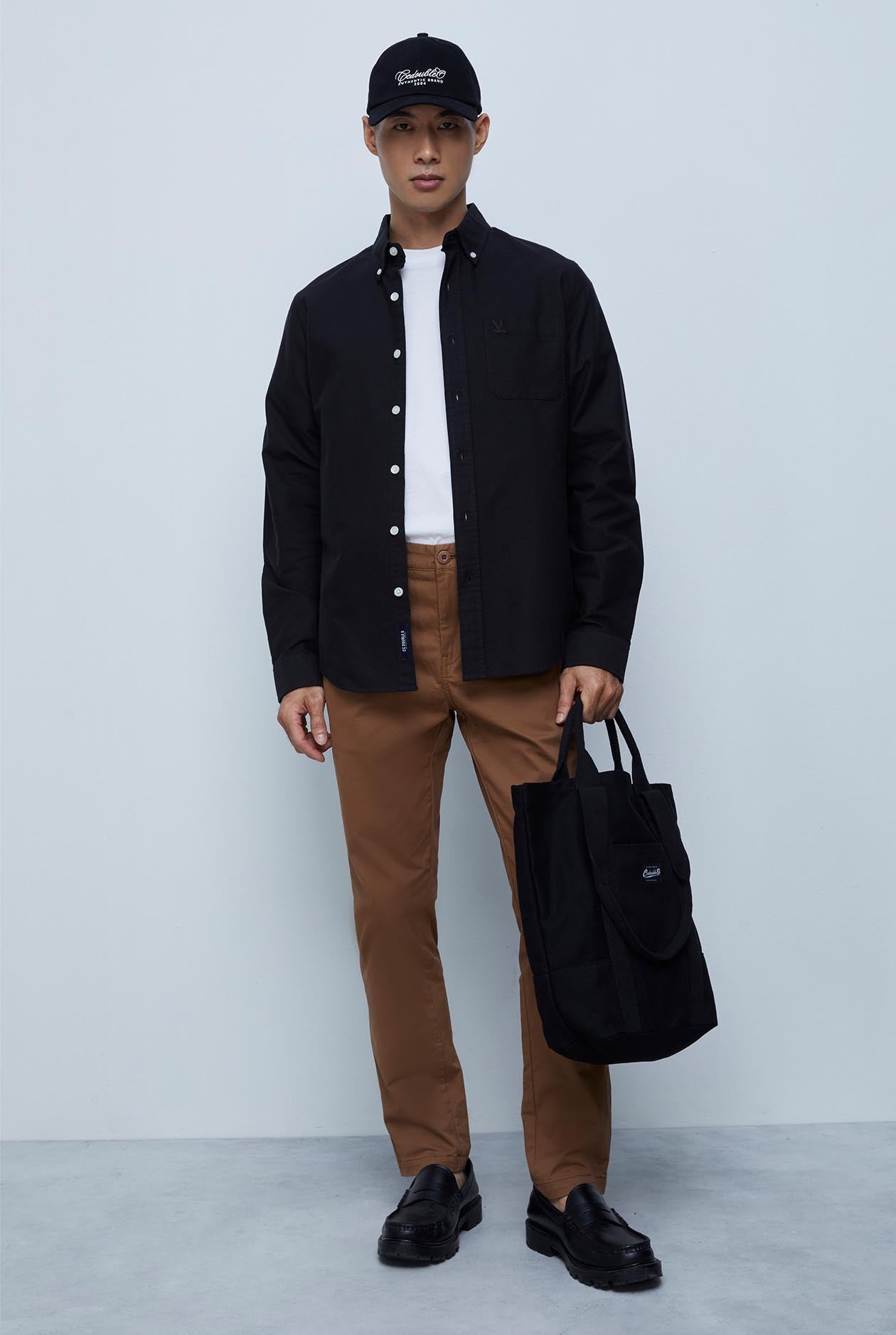 BIRD LOGO SIGNATURE LONG SLEEVE OXFORD SHIRT