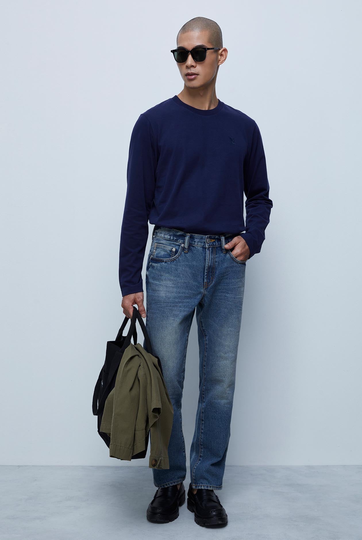 BIRD LOGO SIGNATURE LONG SLEEVE TEE