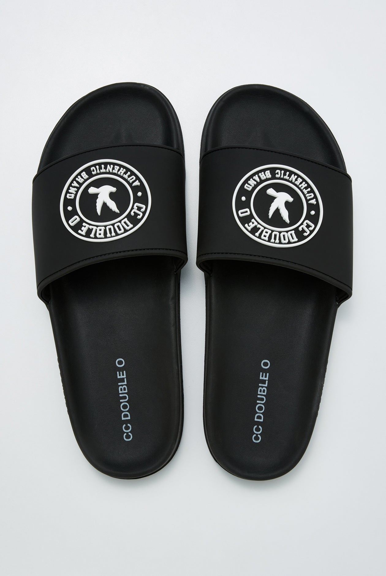 LOGO STAMP ON STRAP SANDALS