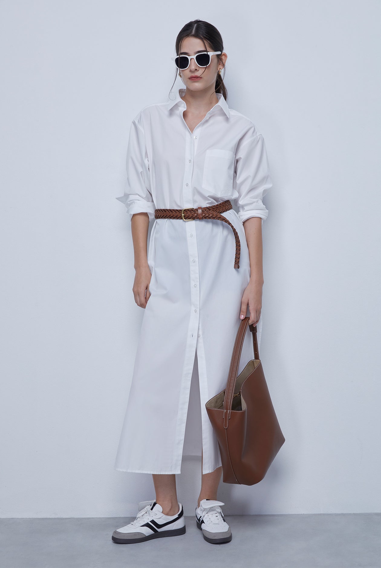 POPLIN SHIRT DRESS