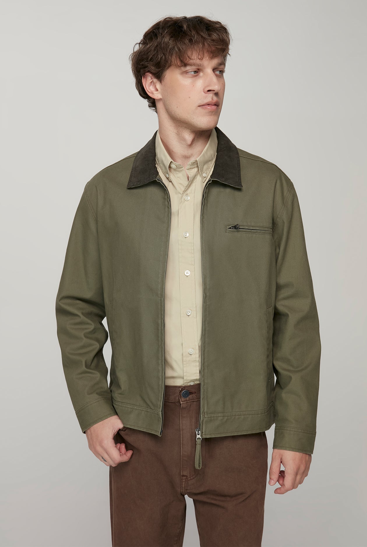 BIRD LOGO SIGNATURE POPLIN SHIRT