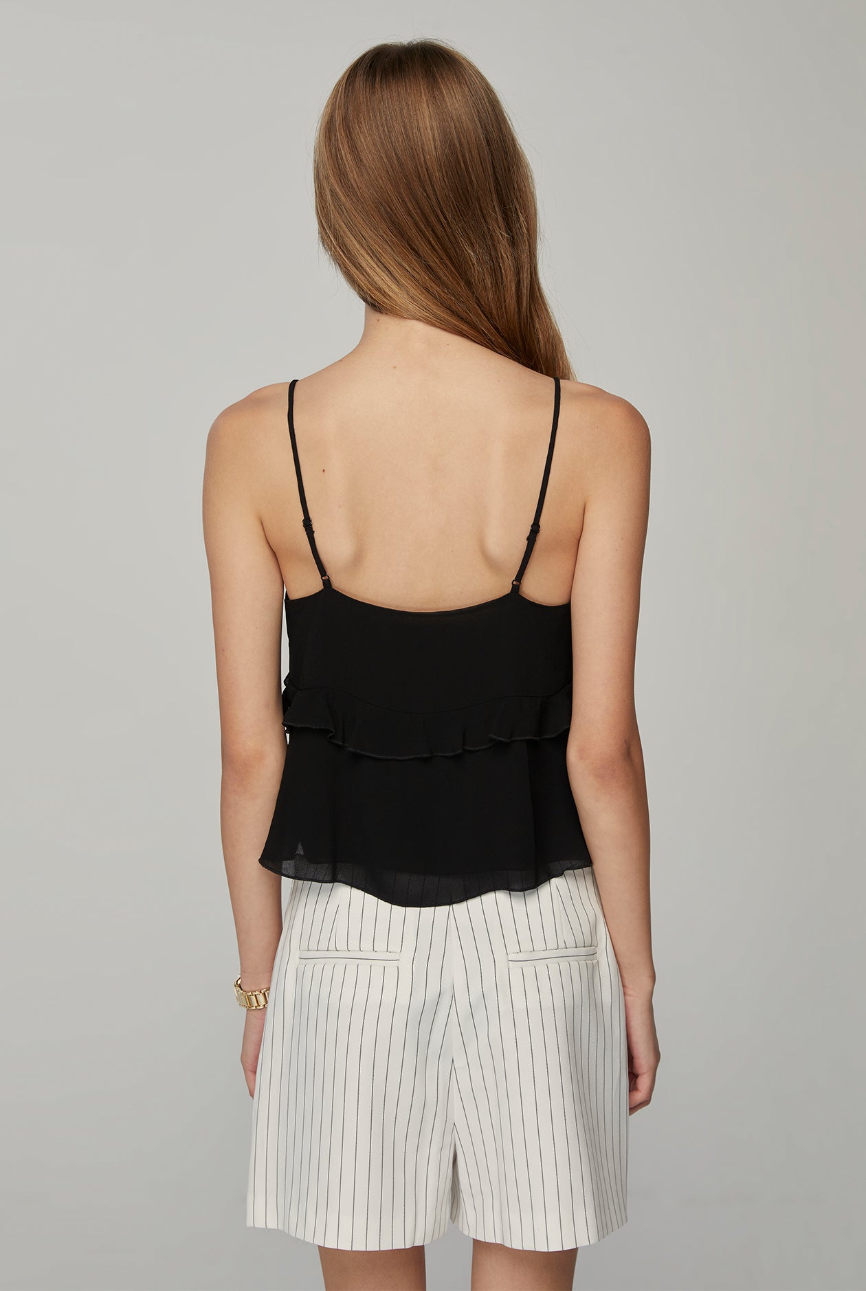 RUFFLE CROP CAMISOLE