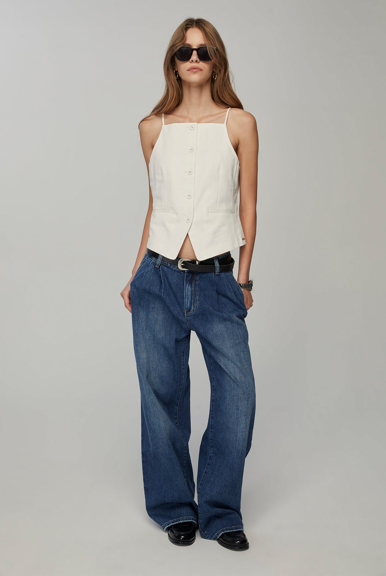 SQUARE NECK WAISTCOAT