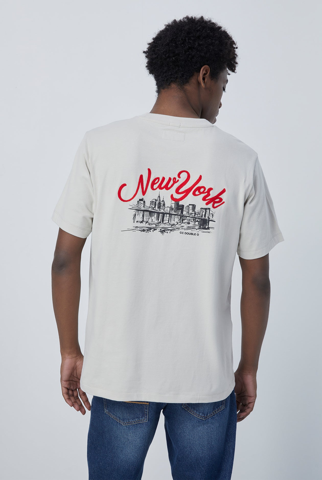 NEW YORK EMBROIDERED TEE