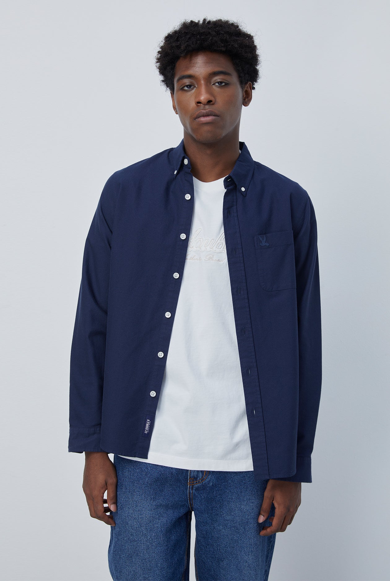 TONE-ON-TONE LOGO GRAPHIC TEE