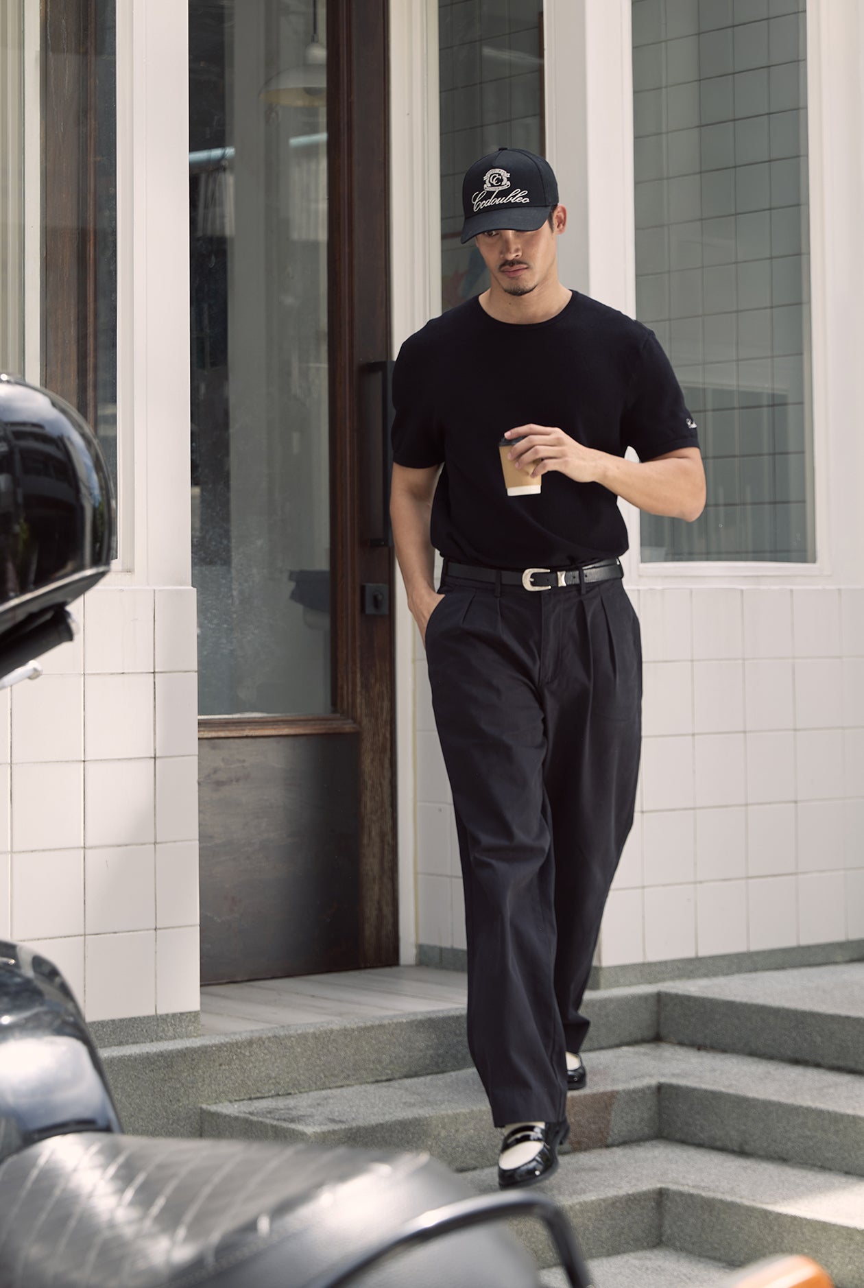 ARM LOGO BASIC KNITTED TEE