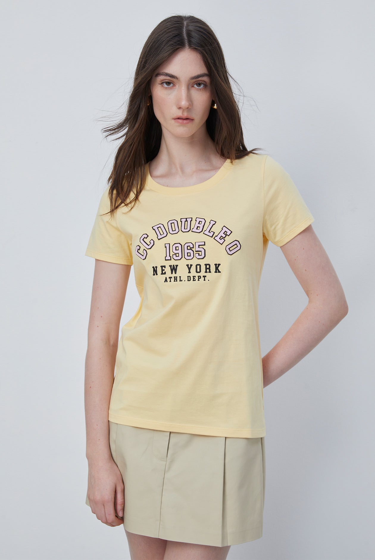 NEW YORK 1965 EMBROIDERED TEE