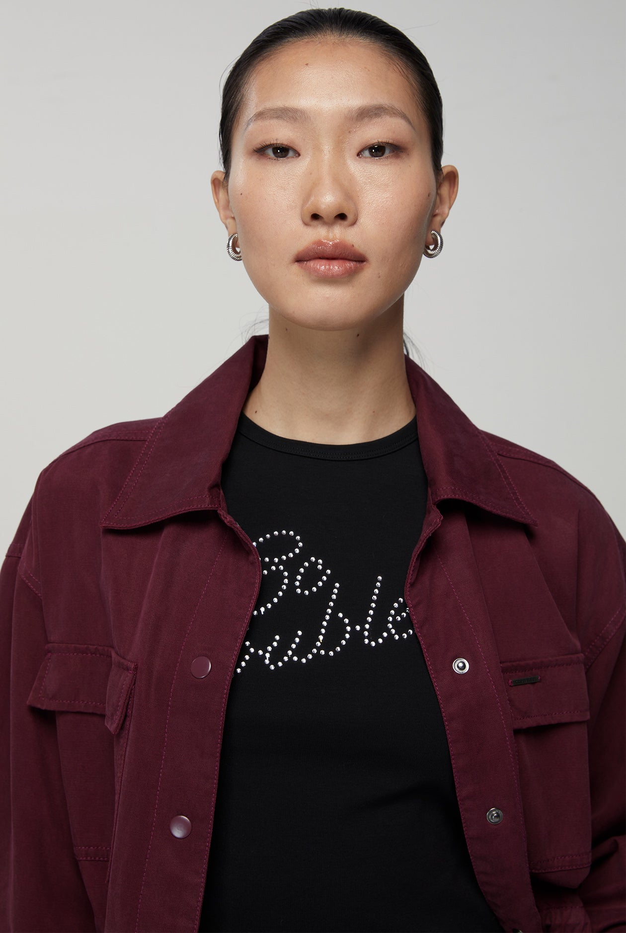 RHINESTONE EMBELLISHED BABY TEE