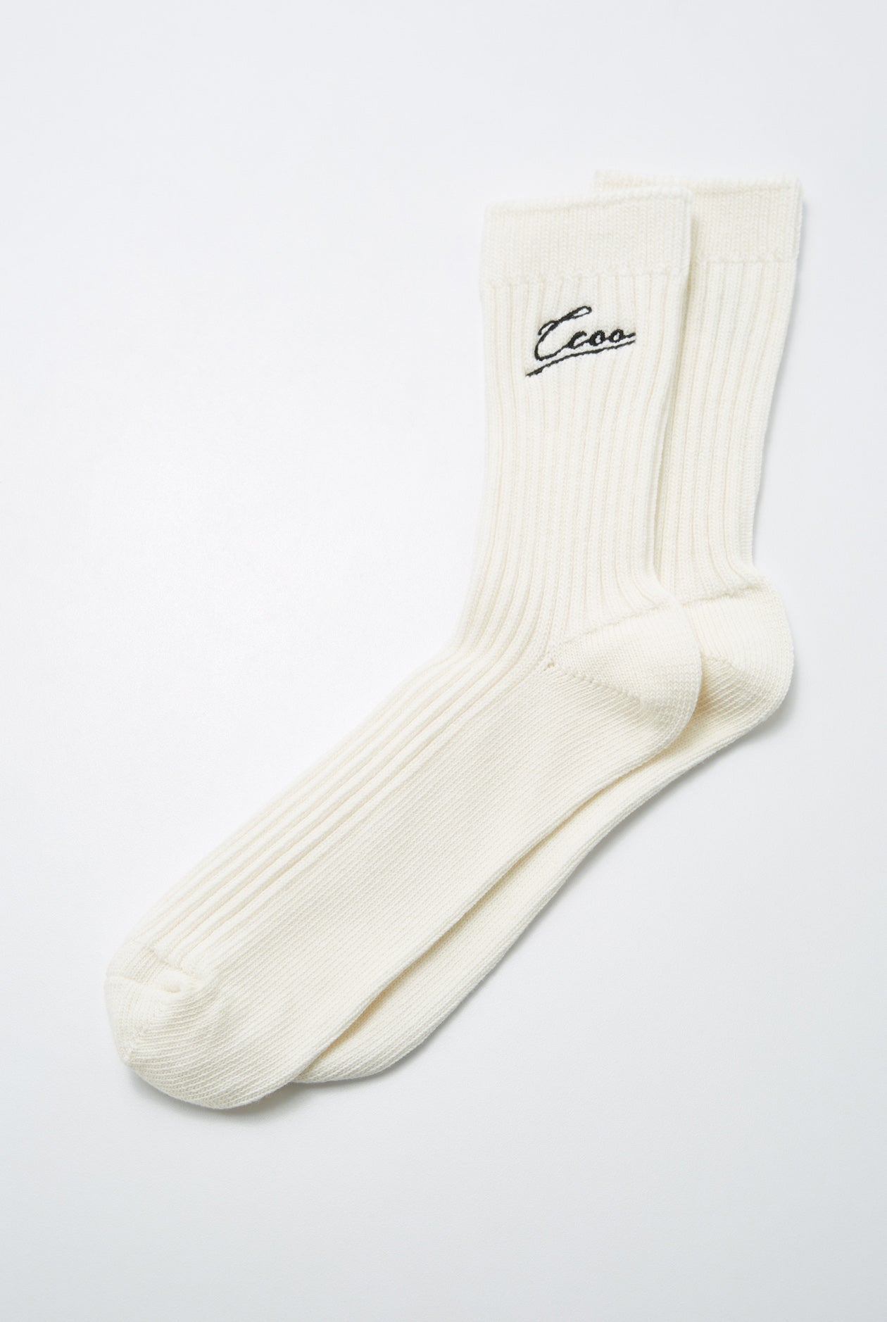 CCOO LOGO HANDWRITING SOCKS