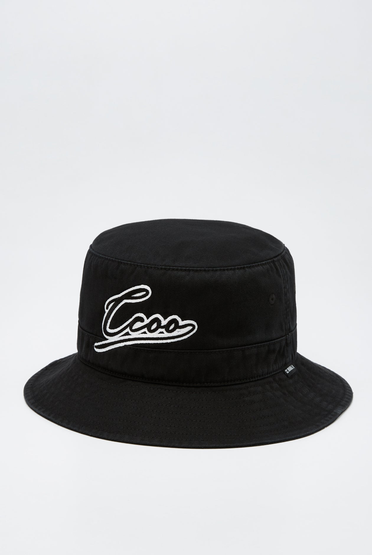 EMBROIDERED LOGO BUCKET HAT