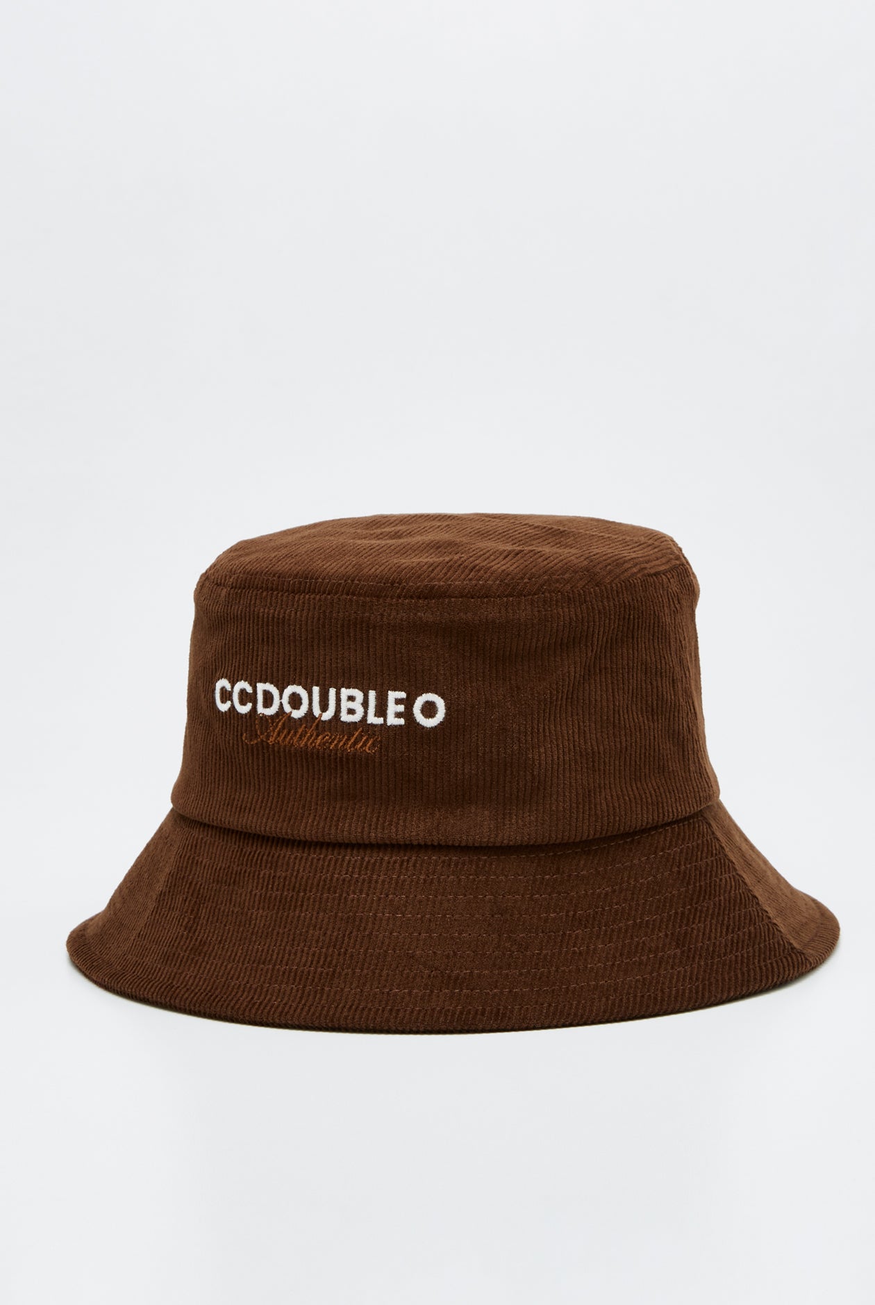 STATEMENT LOGO CORDUROY BUCKET HAT