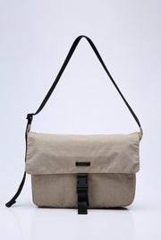 BUCKLE LOCK NYLON MESSENGER BAG