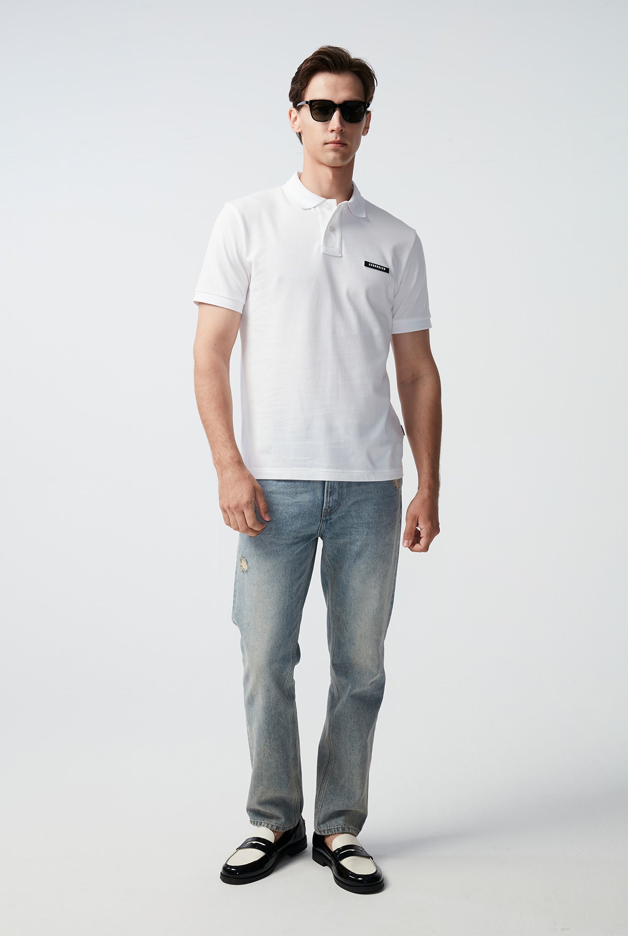 RUST TINT WASH STRAIGHT JEANS