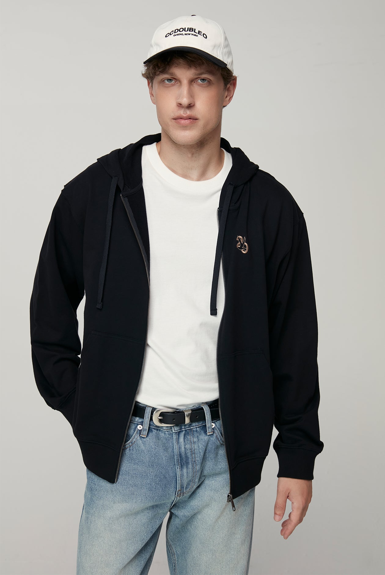 EMBROIDERY 20th ANV BIRD LOGO HOODIE