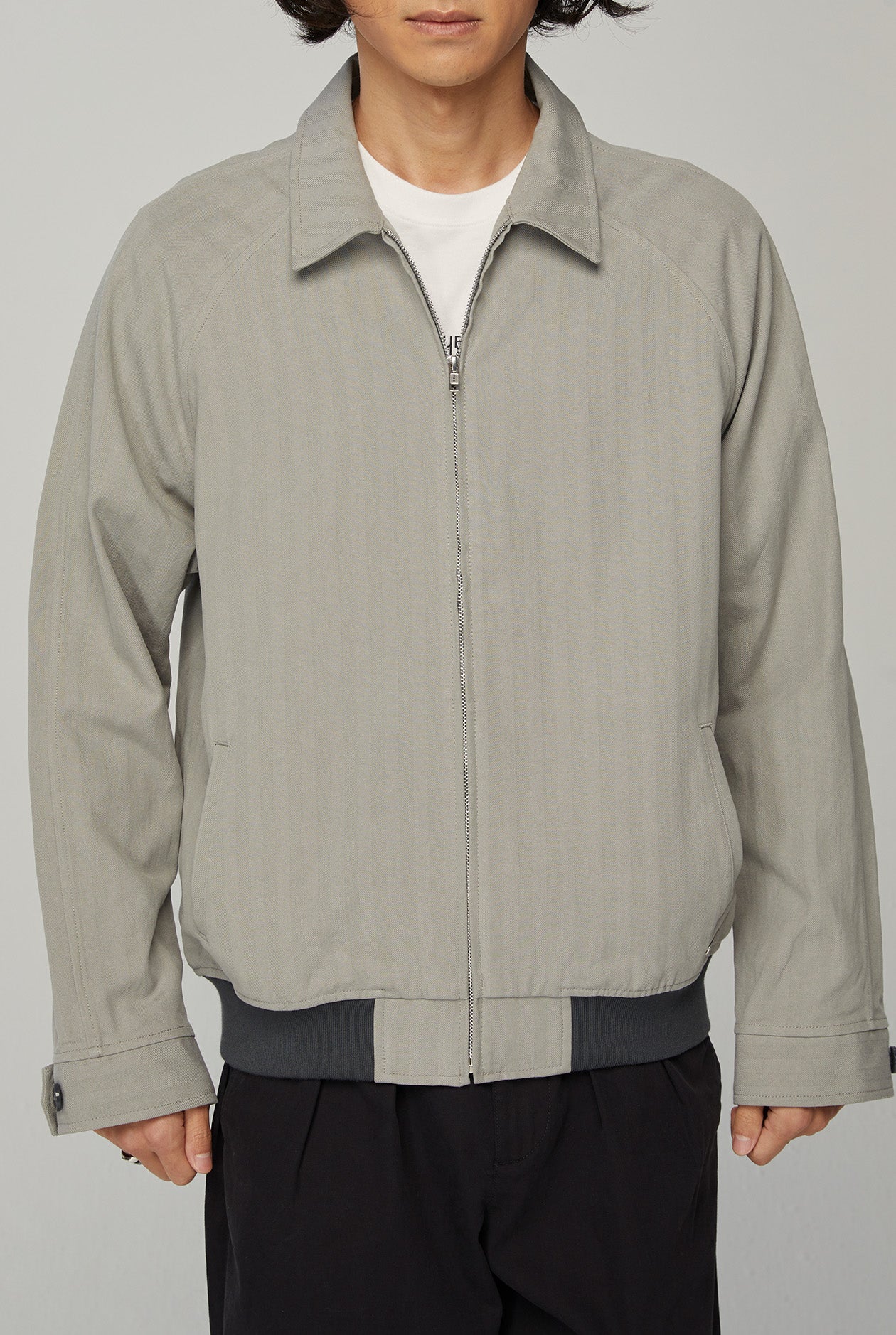 OVERSIZED HERRINGBONE JACKET