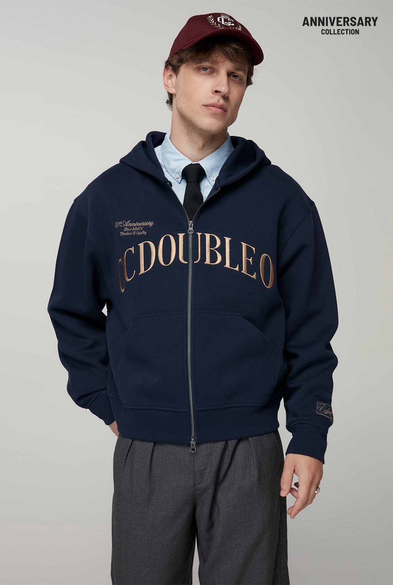 20th ANNIVERSARY CC DOUBLE O FRONT LOGO HOODIE