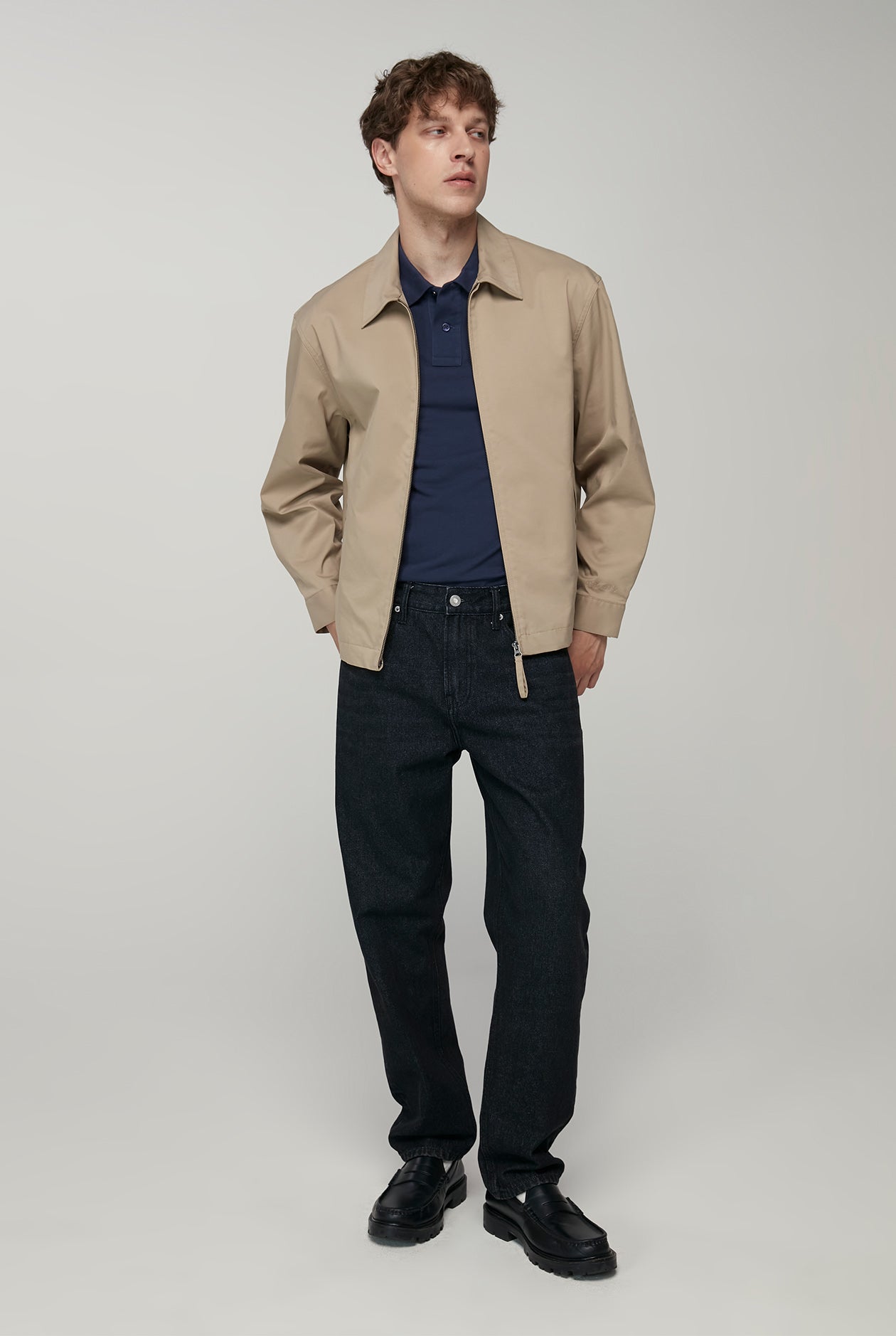 ON TONE BIRD LOGO SIGNATURE POLO