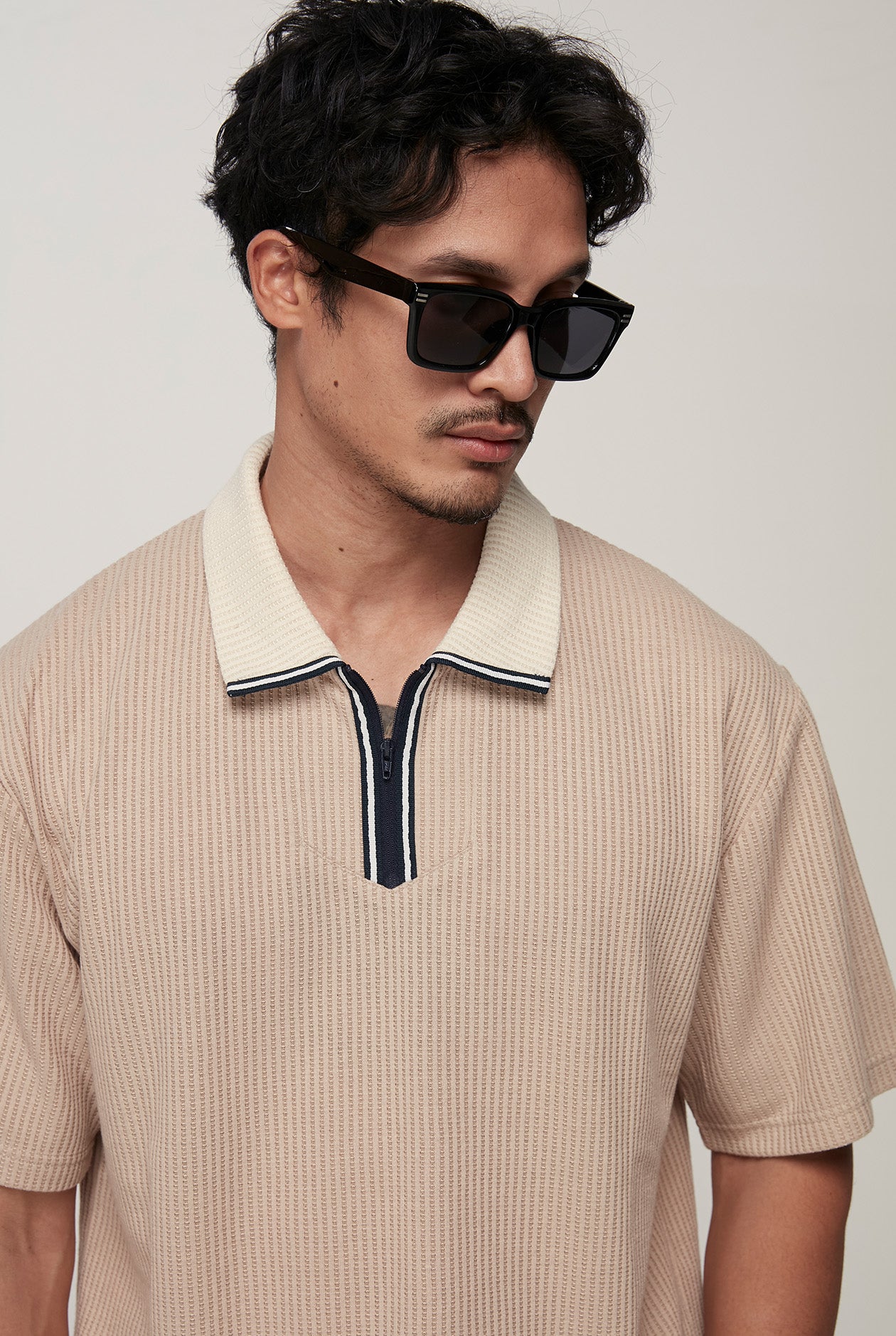 RELAXED FIT LOGO POLO