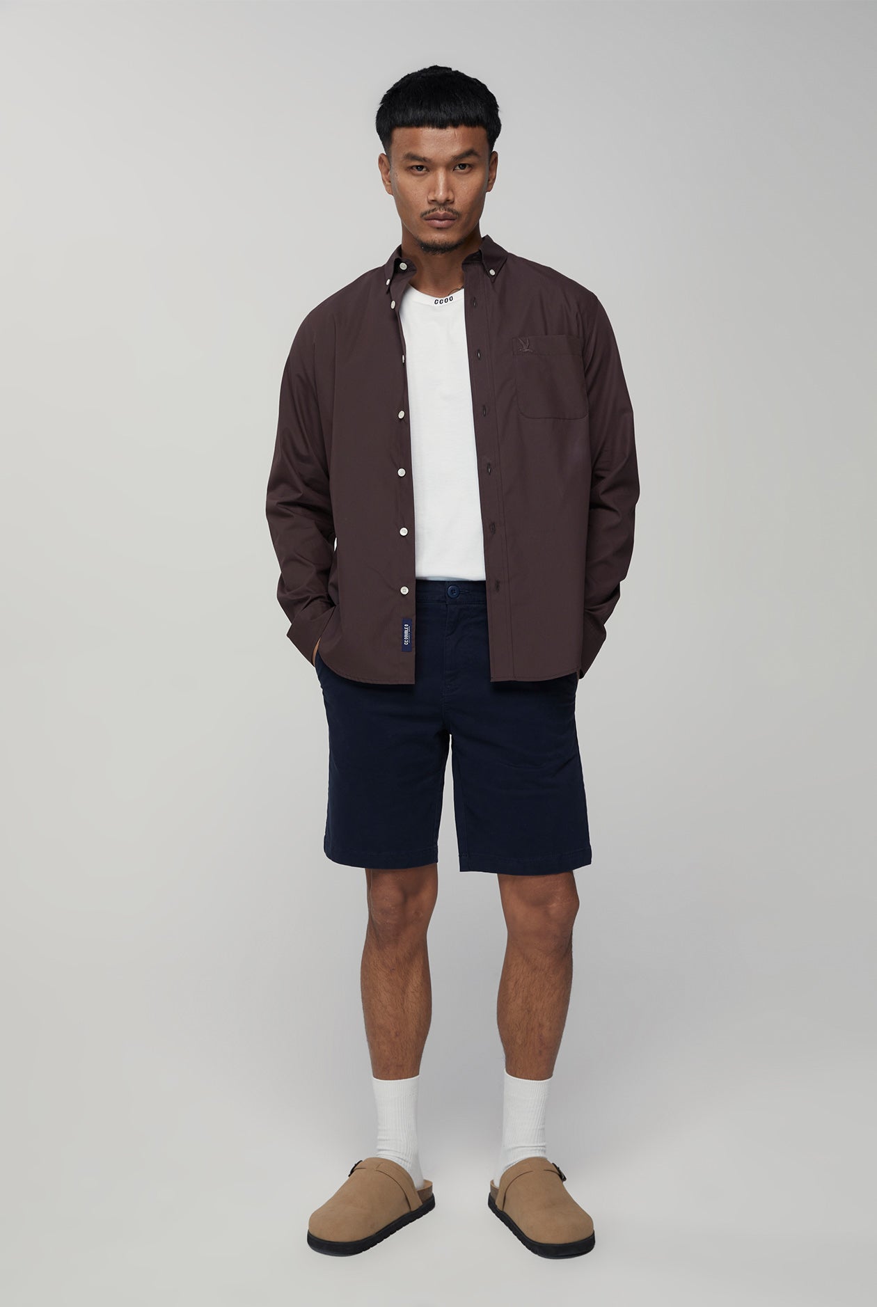 BIRD LOGO SIGNATURE POPLIN SHIRT