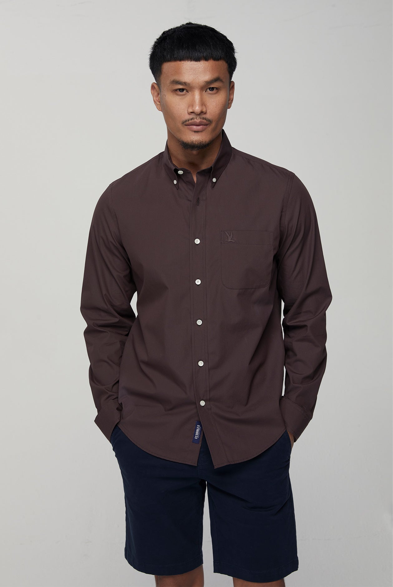 BIRD LOGO SIGNATURE POPLIN SHIRT