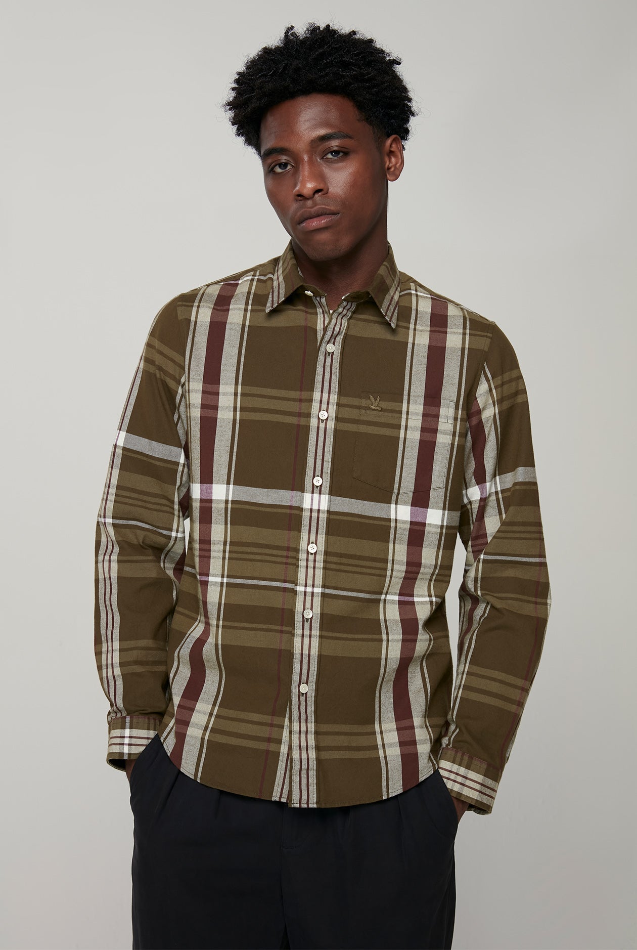 LONG SLEEVE PLAID SHIRT