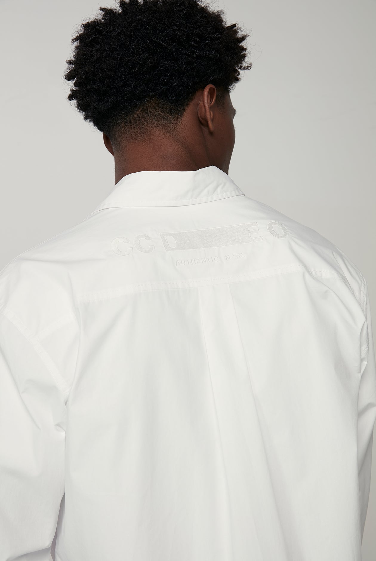 OVERSIZED POPLIN POLO SHIRT