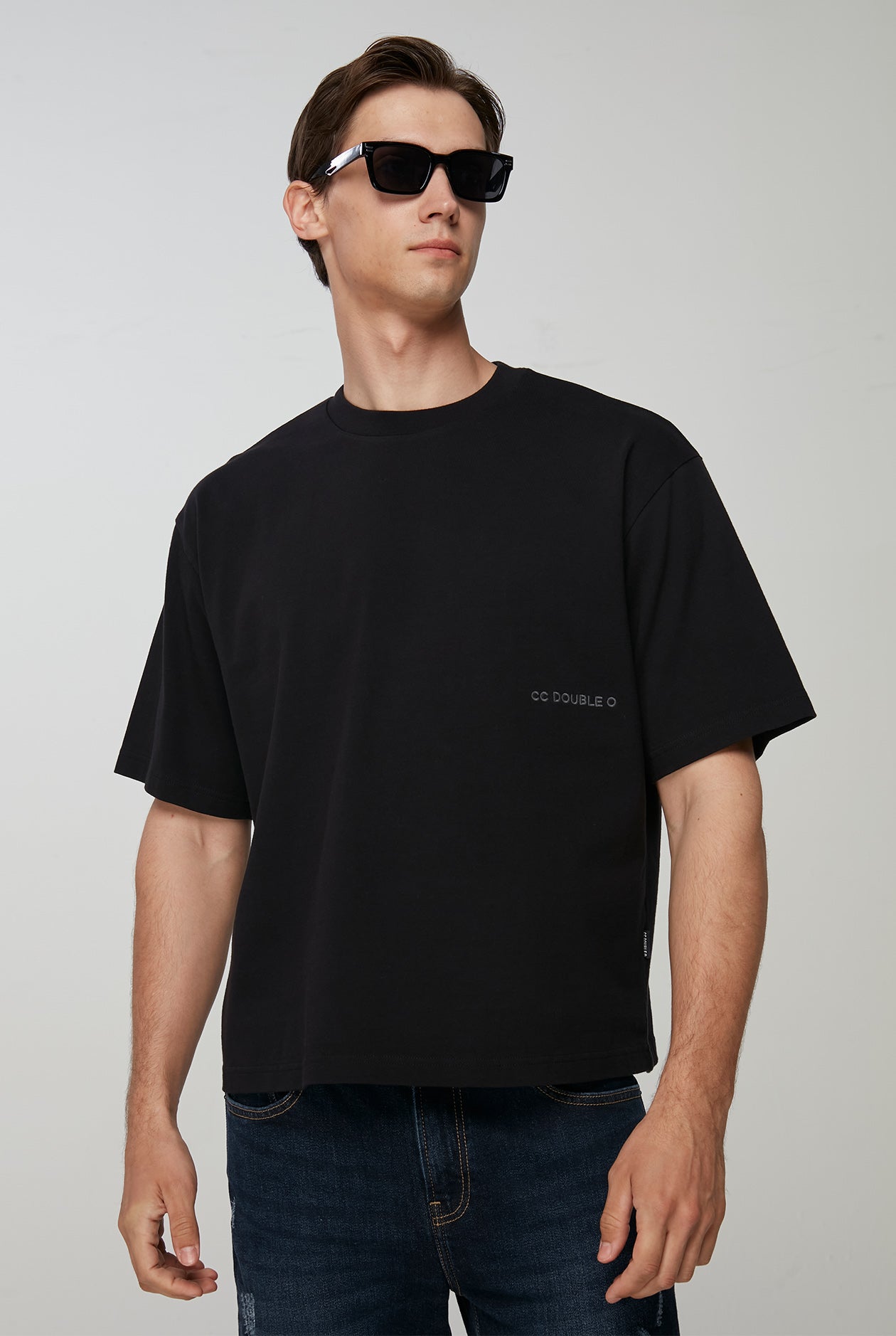 SIDE LOGO SIGNATURE BOXY TEE