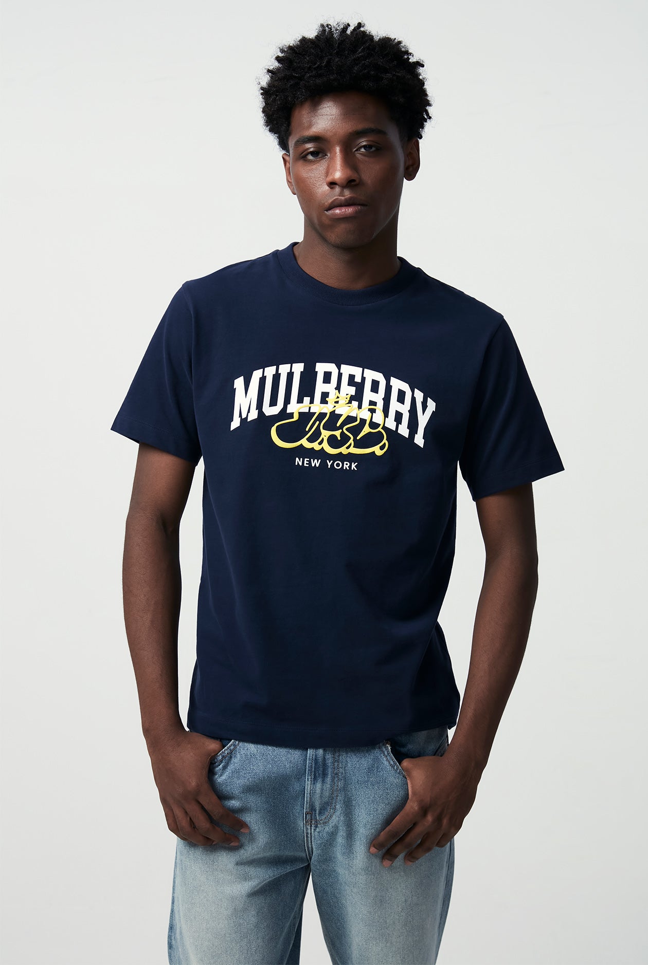 MULBERRY NEW YORK STREET GRAPHIC TEE
