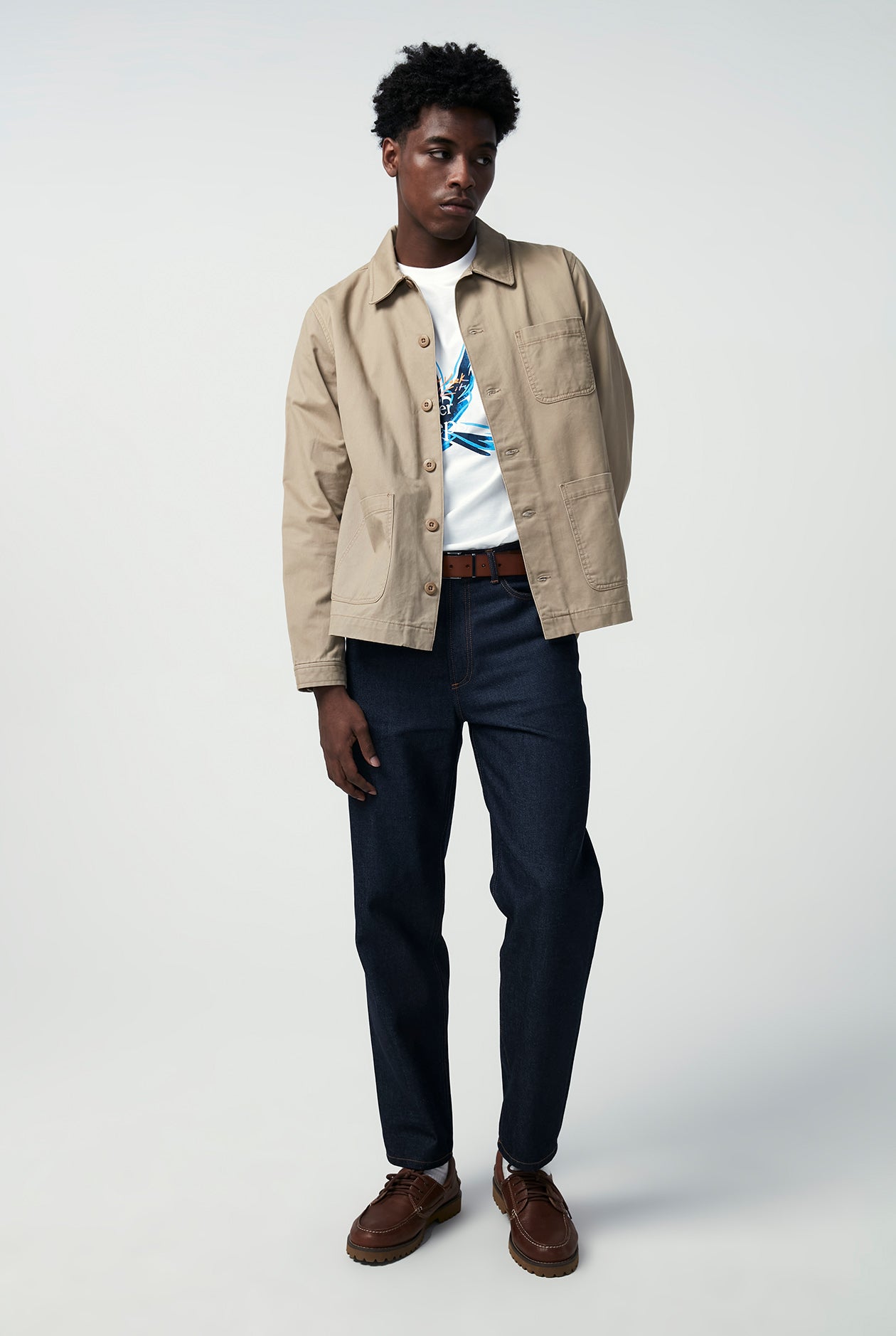 OMBRE BIRD LOGO SIGNATURE GRAPHIC TEE