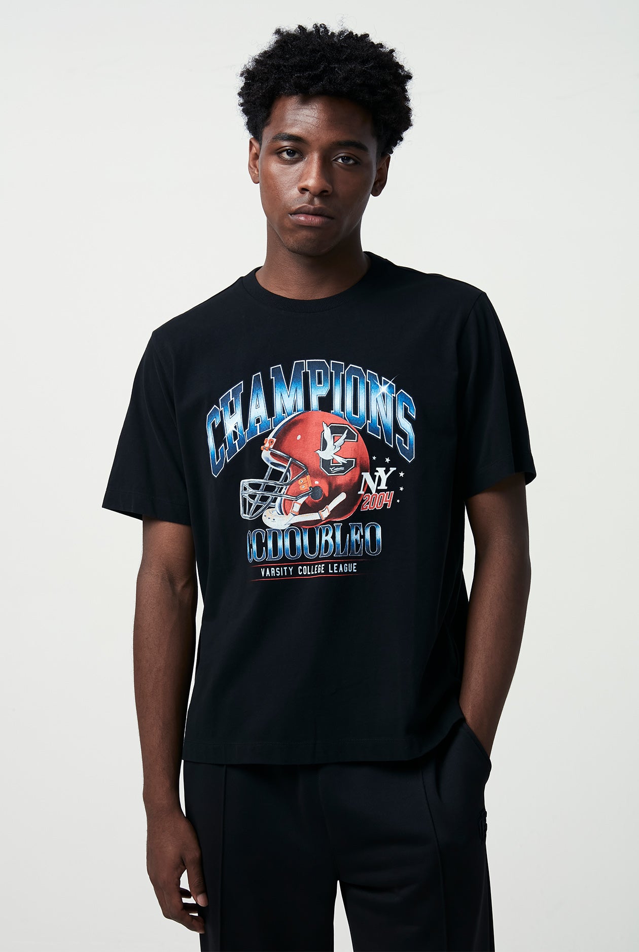 CHAMPION VINTAGE LOGO GRAPHIC TEE