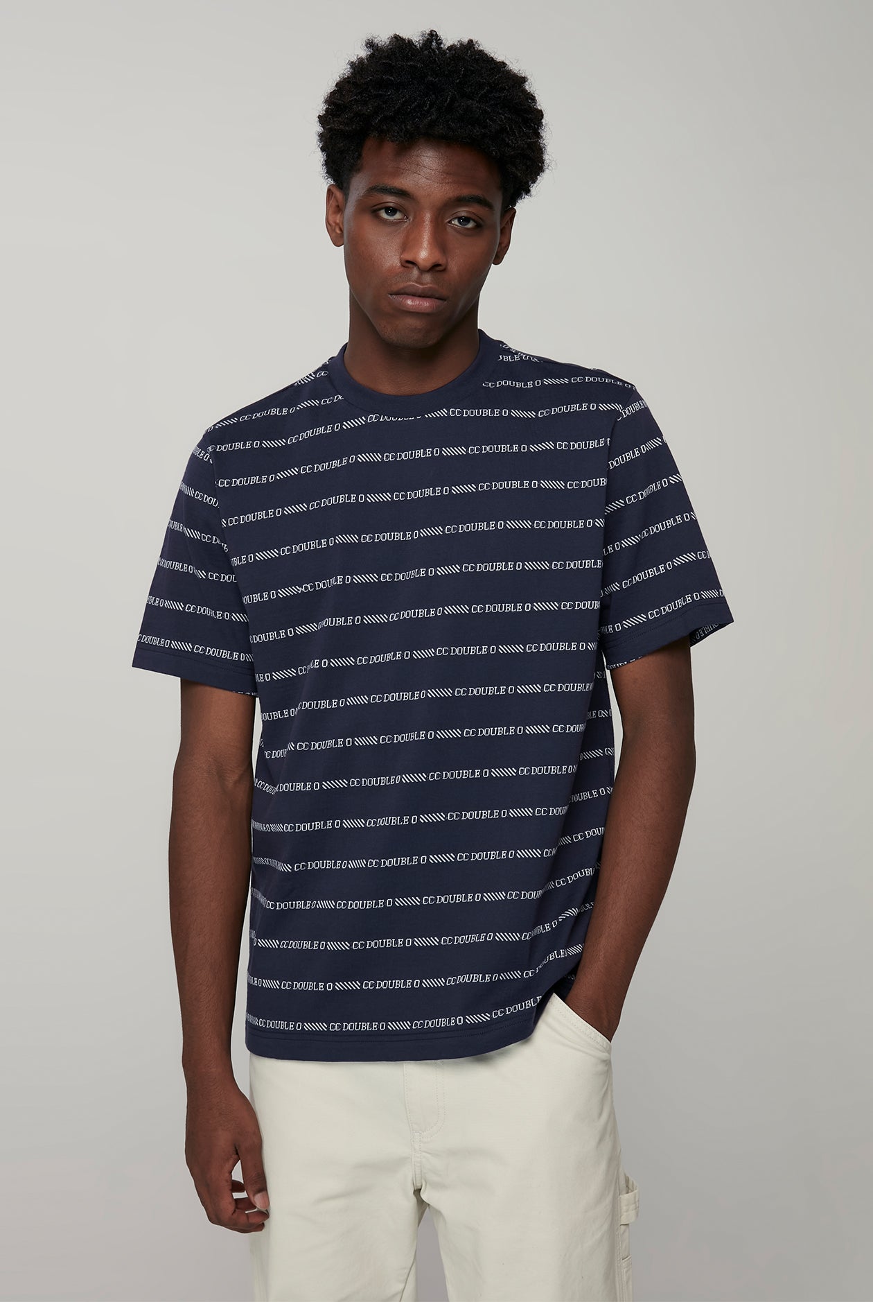 LOGO JERSEY JACQUARD TEE