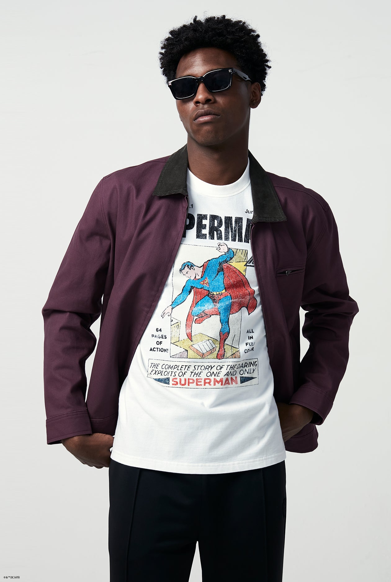 CLASSIC SUPERMAN COMIC GRAPHIC TEE