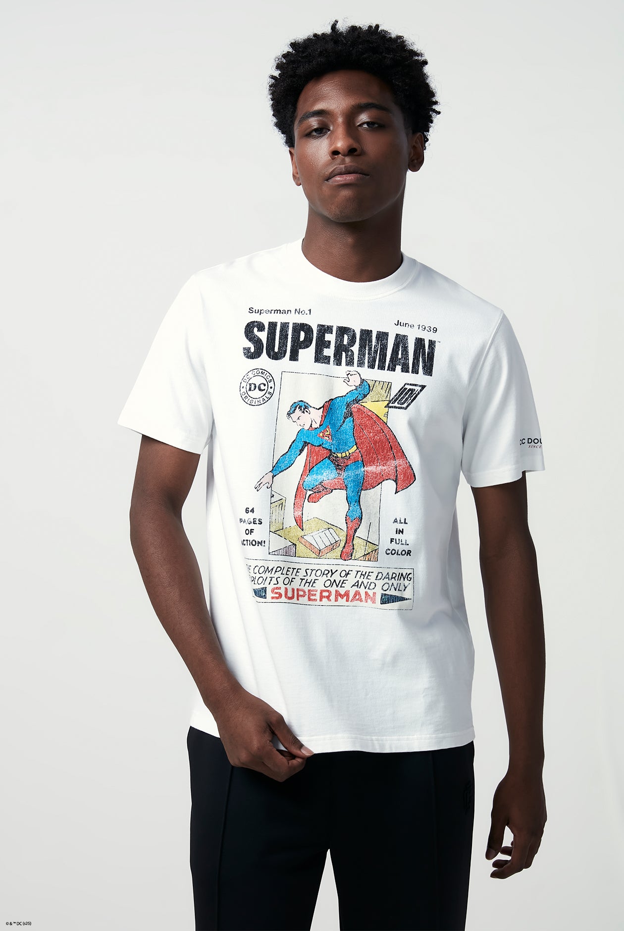 CLASSIC SUPERMAN COMIC GRAPHIC TEE