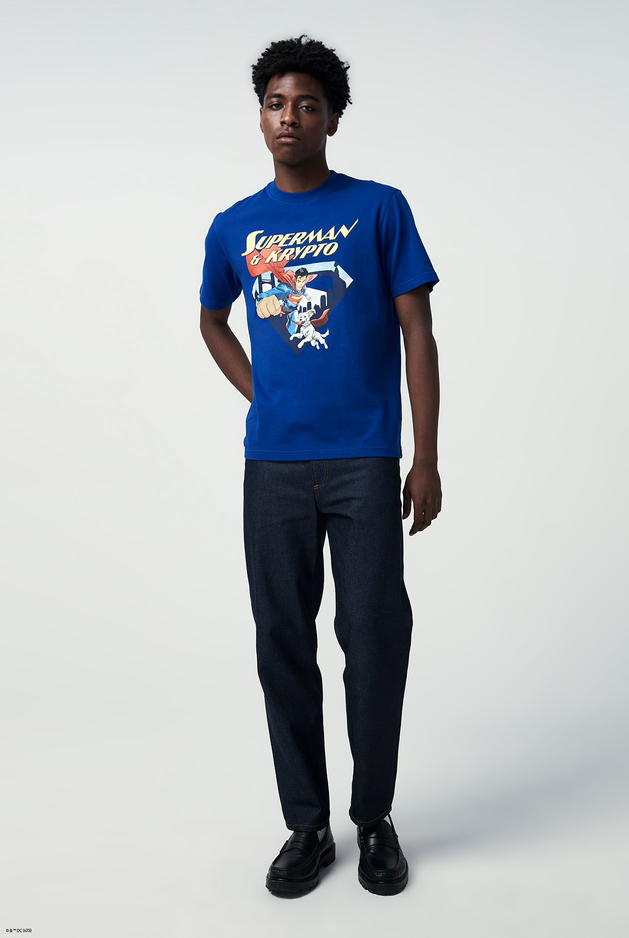 SUPERMAN AND KRYPTO GRAPHIC TEE
