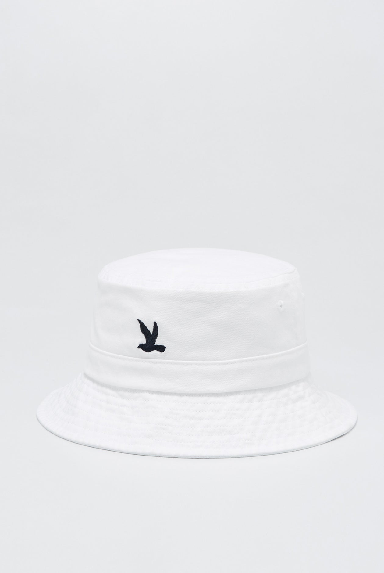 BIRD LOGO EMBROIDERY BUCKET HAT
