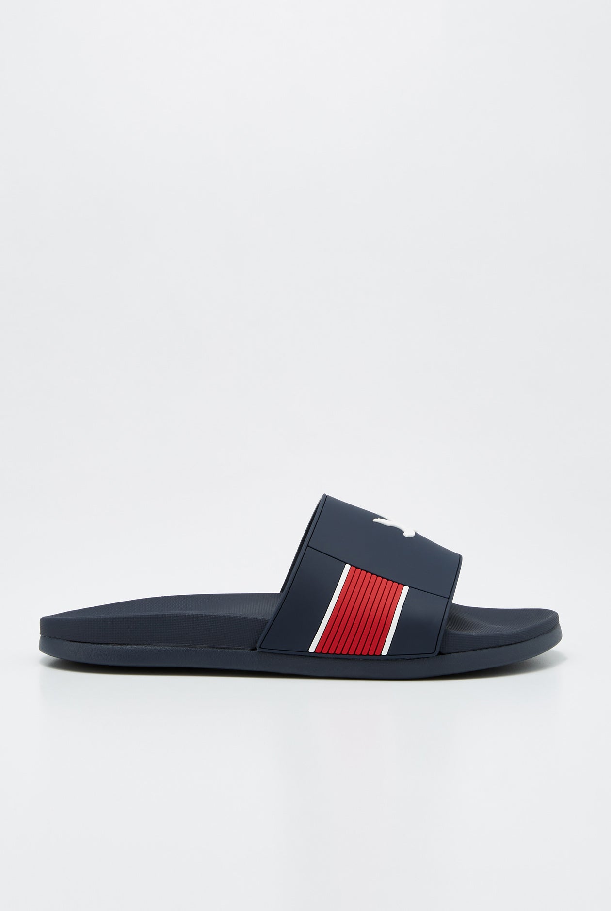 BIRD LOGO POOL SLIDE SANDALS