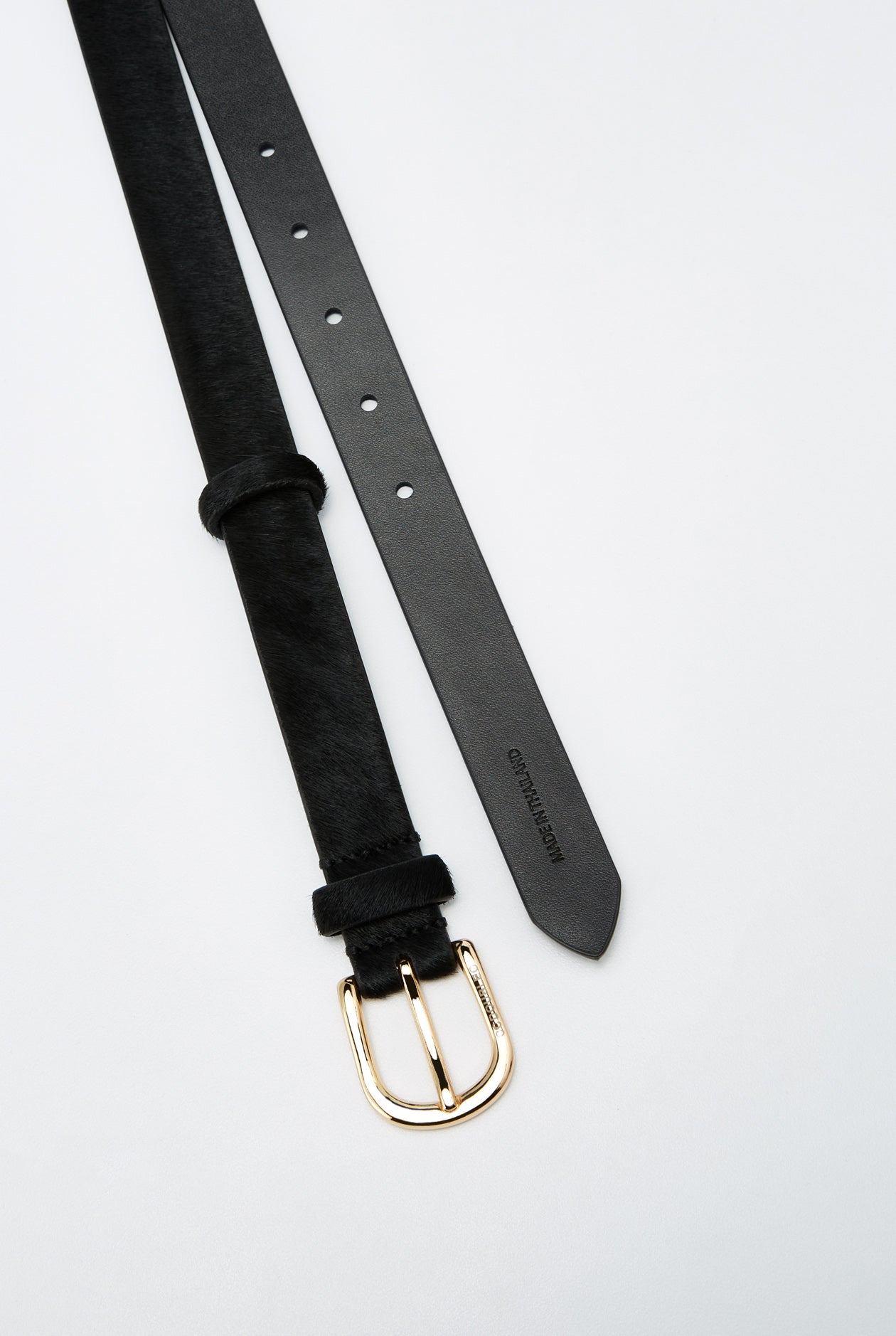 CALF HAIR CLASSIC BELT