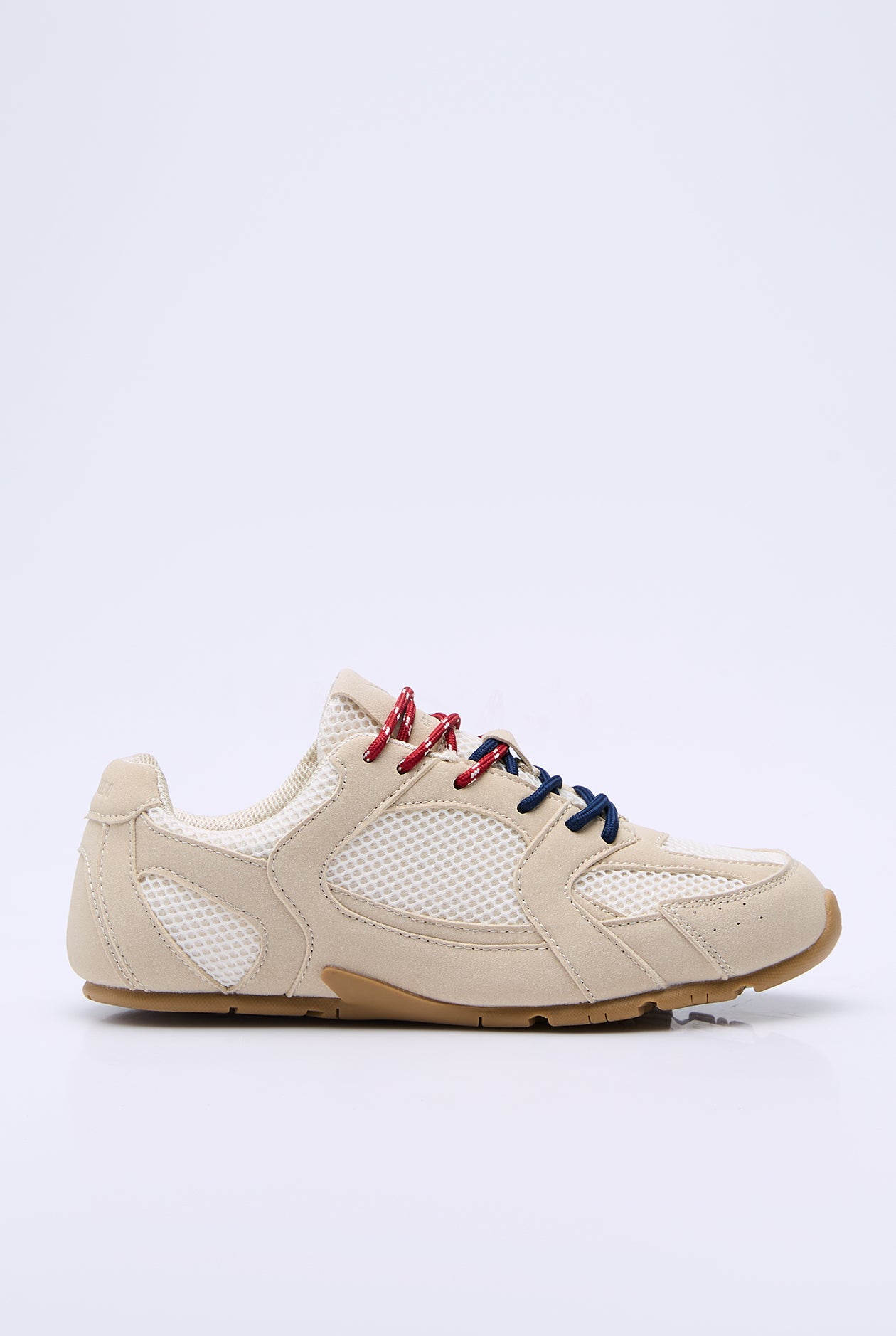 LACE-UP MESH SNEAKERS