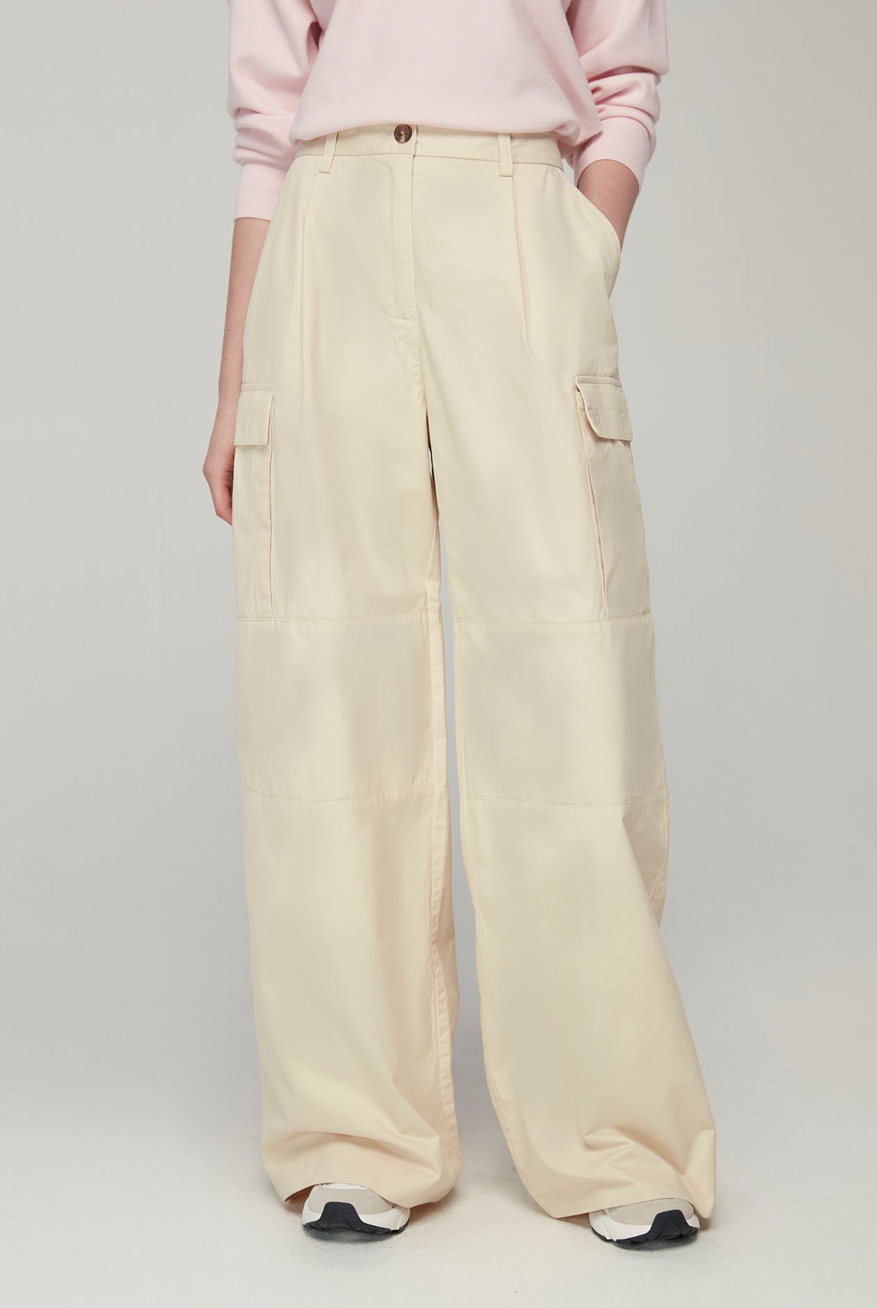 20th ANNIVERSARY BEIGE BAGGY PANTS