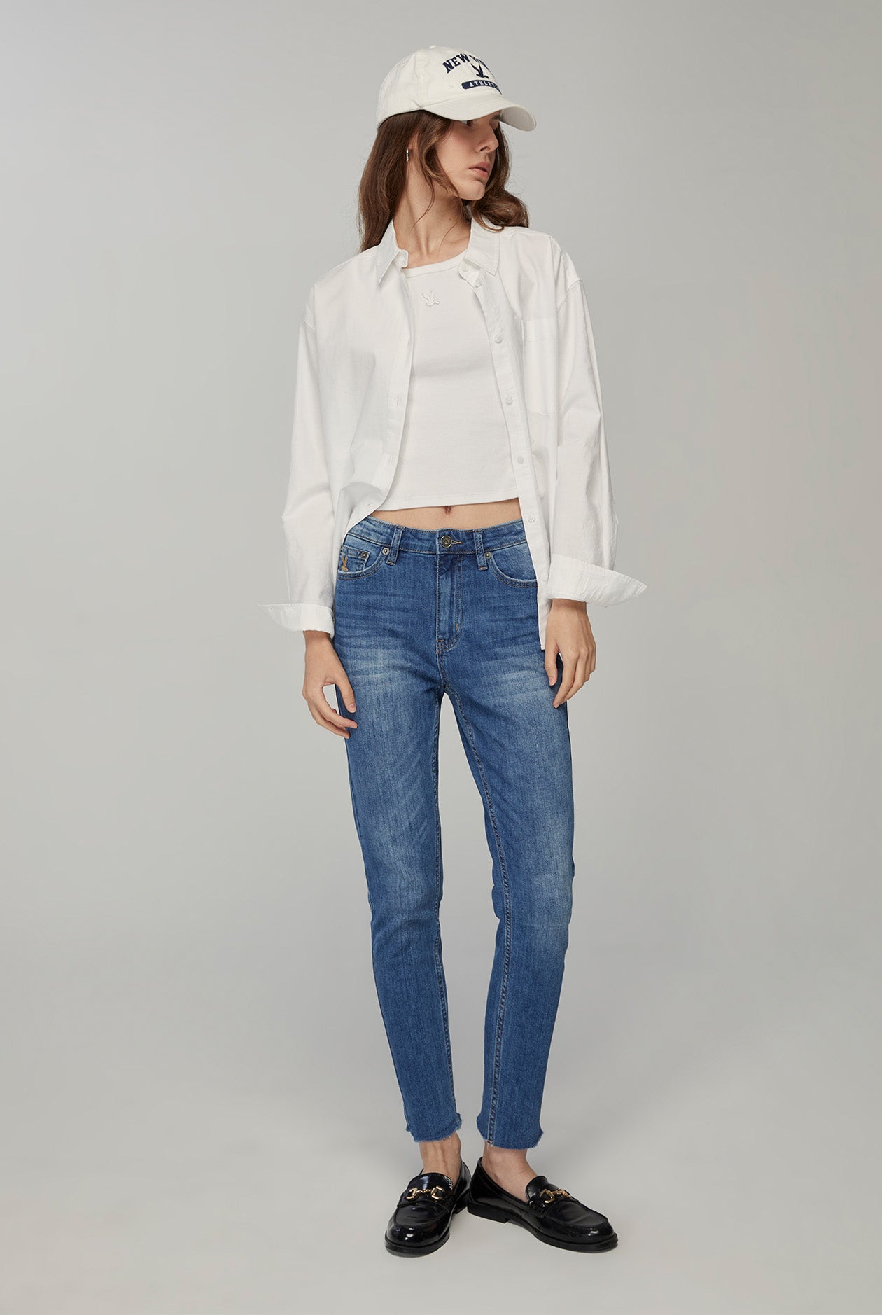 MID-RIES SKINNY JEANS