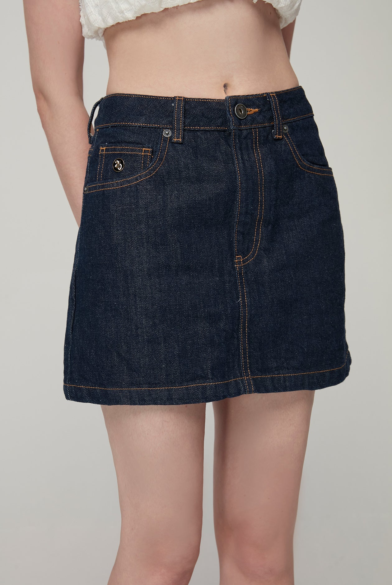 20th ANNIVERSARY SELVEDGE DENIM SKIRT