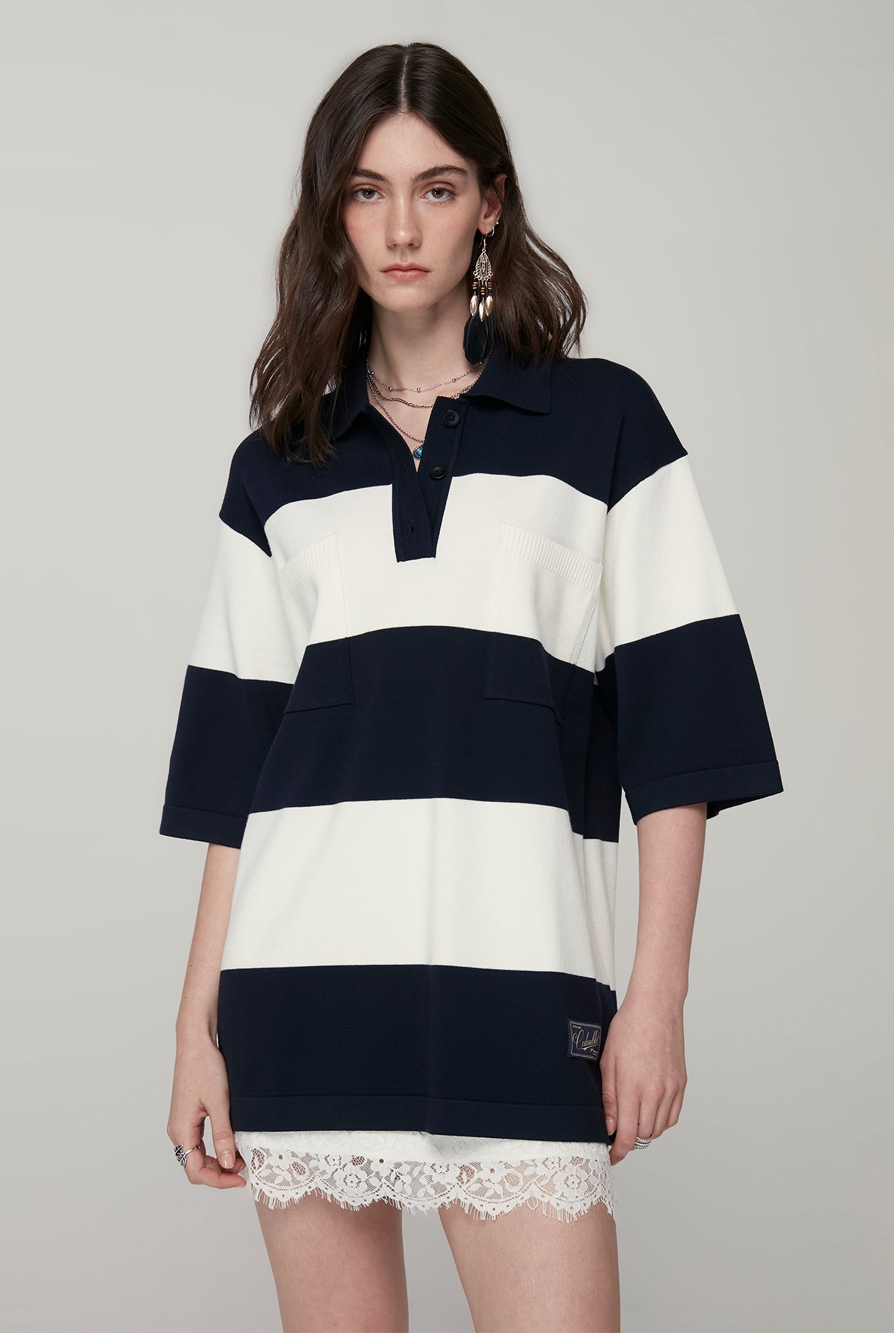 20th ANNIVERSARY KNITTED POLO SHIRT