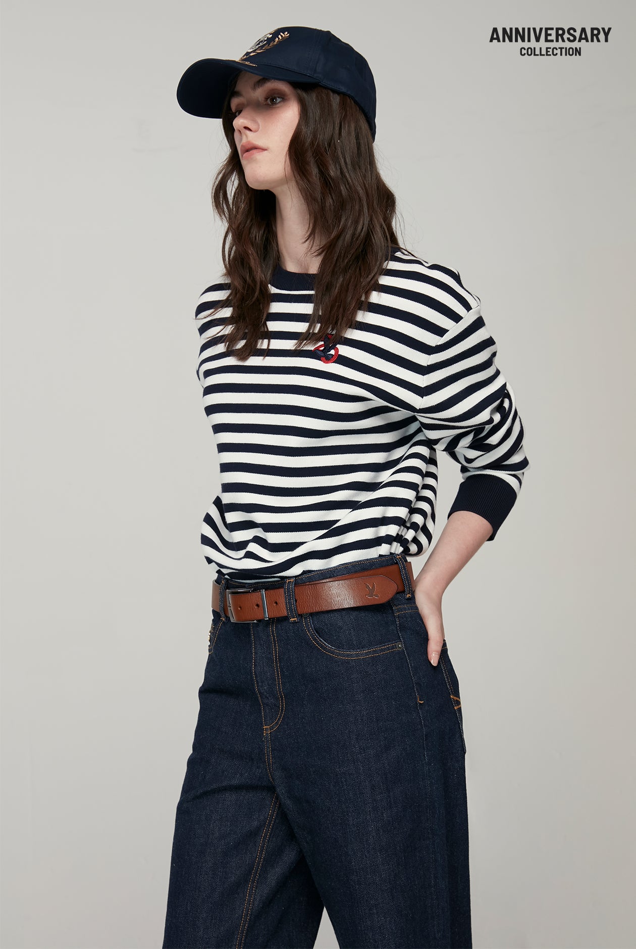 20th ANNIVERSARY STRIPED PULLOVER