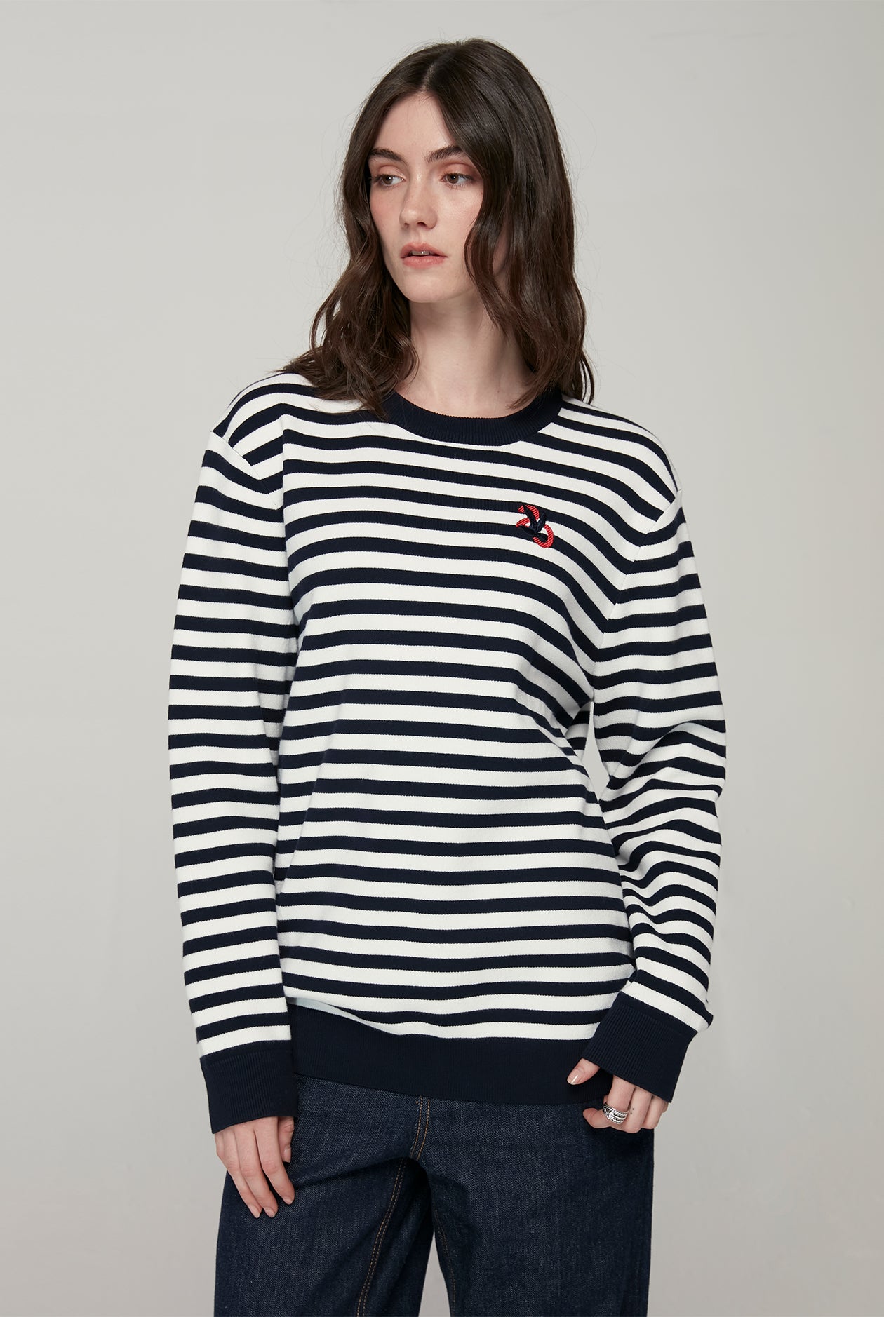 20th ANNIVERSARY STRIPED PULLOVER
