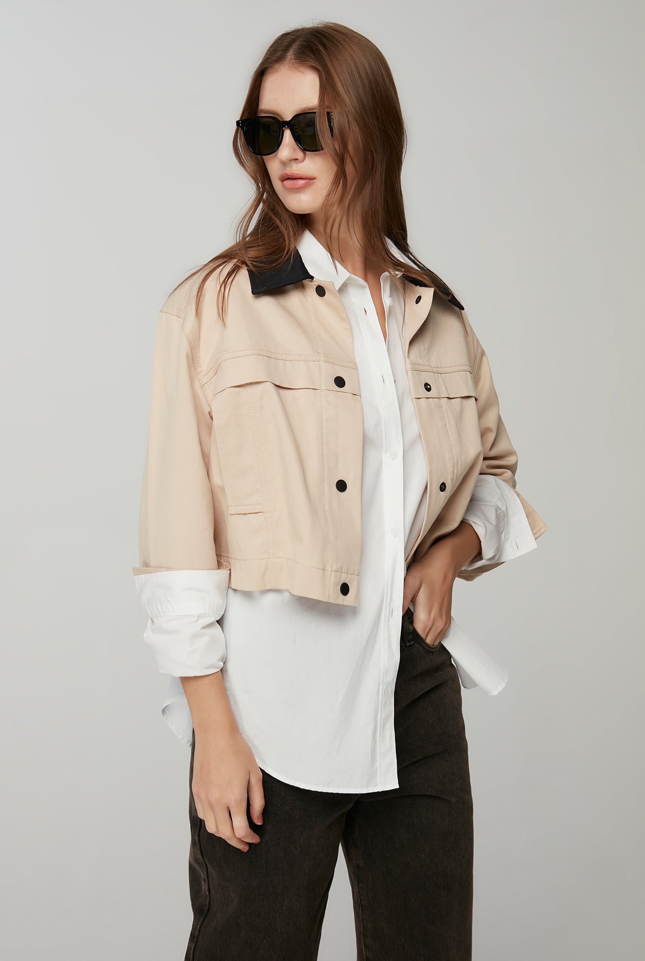 LONG SLEEVE POPLIN SHIRT