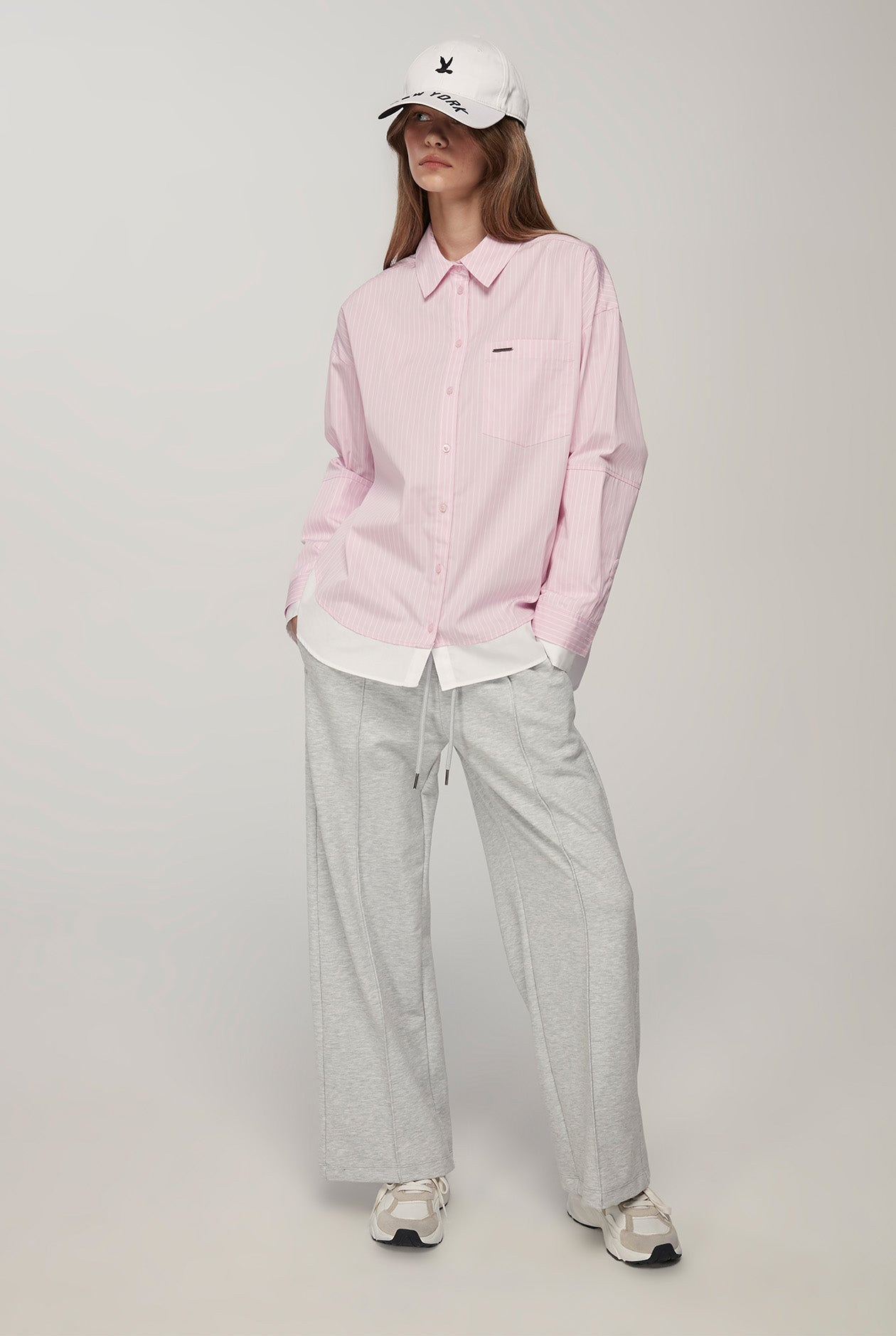 OVERSIZED POPLIN STRIPED SHIRT