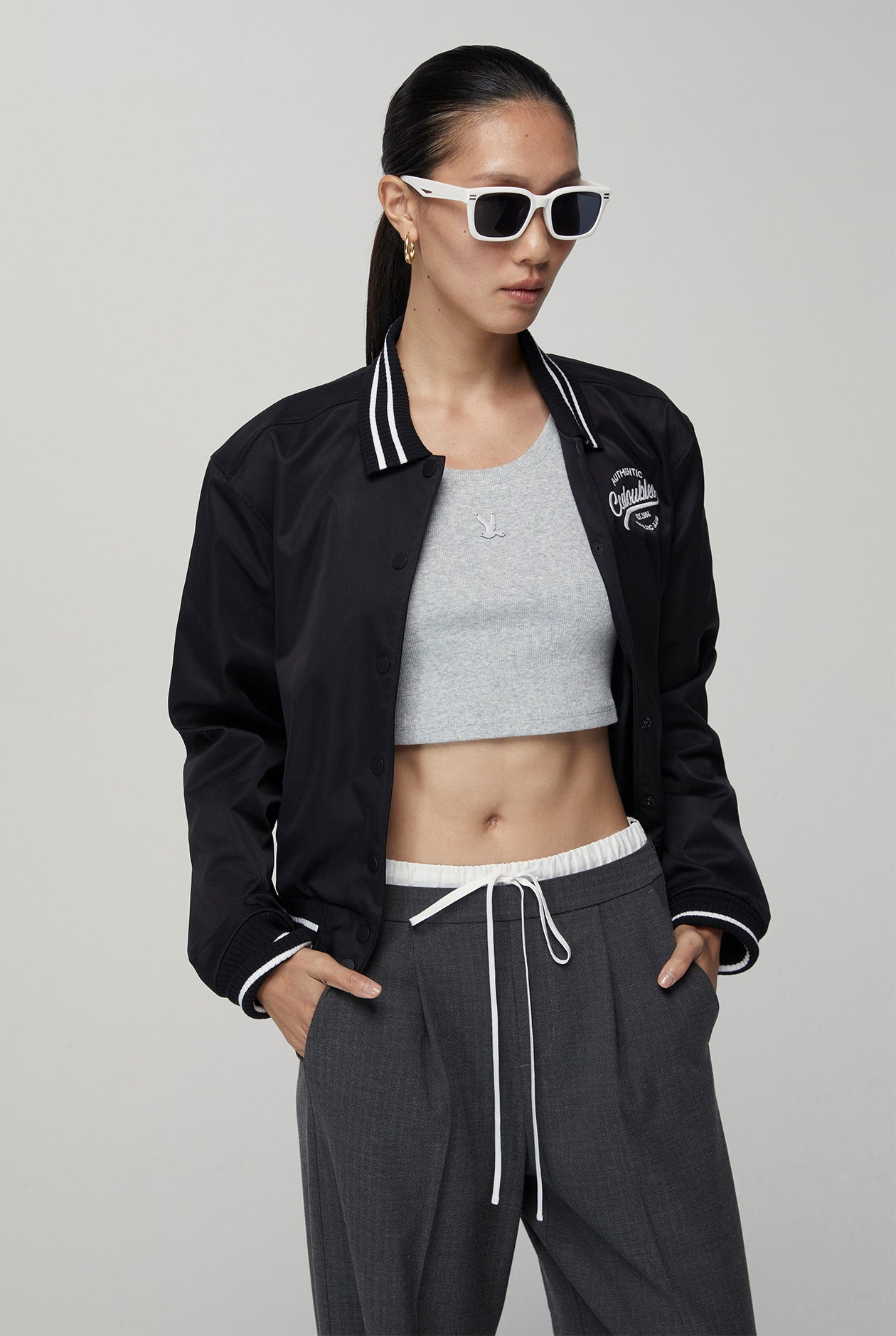 RIBBED CROPPED TANK TOP