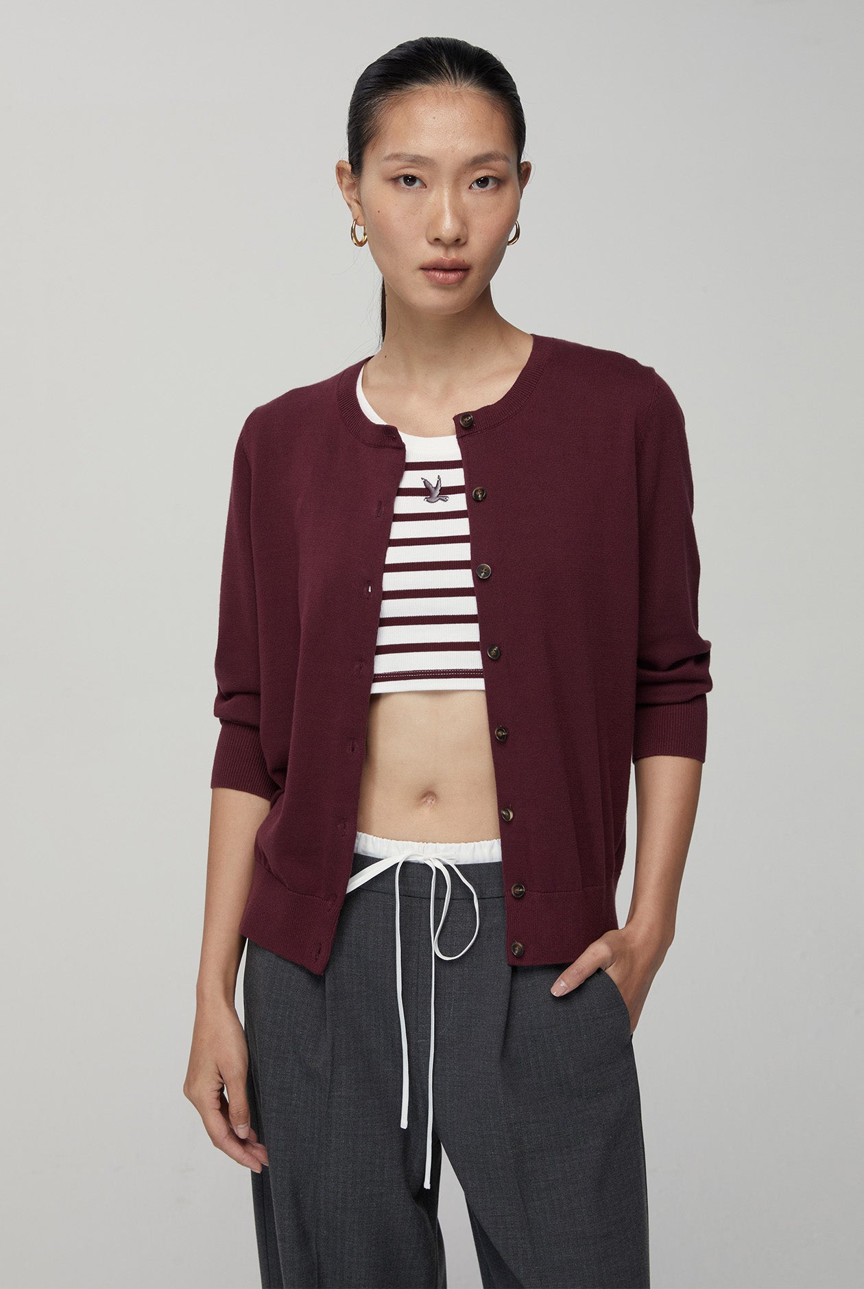 STRIPED CROPPED TANK TOP