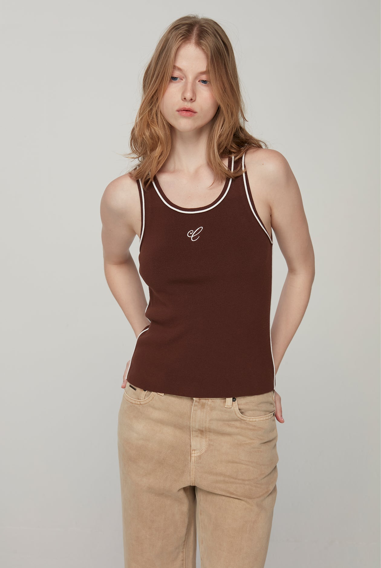20th ANNIVERSARY KNITTED TANK TOP