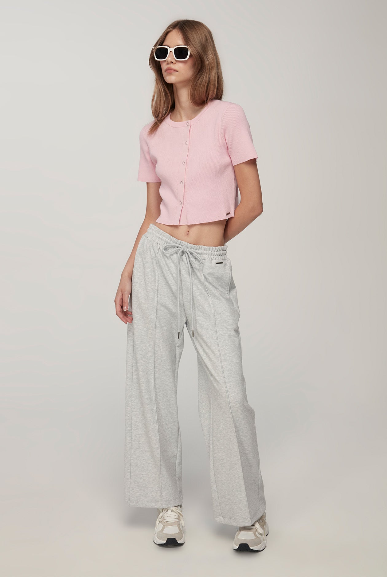 BUTTON DOWN KNITTED TOP